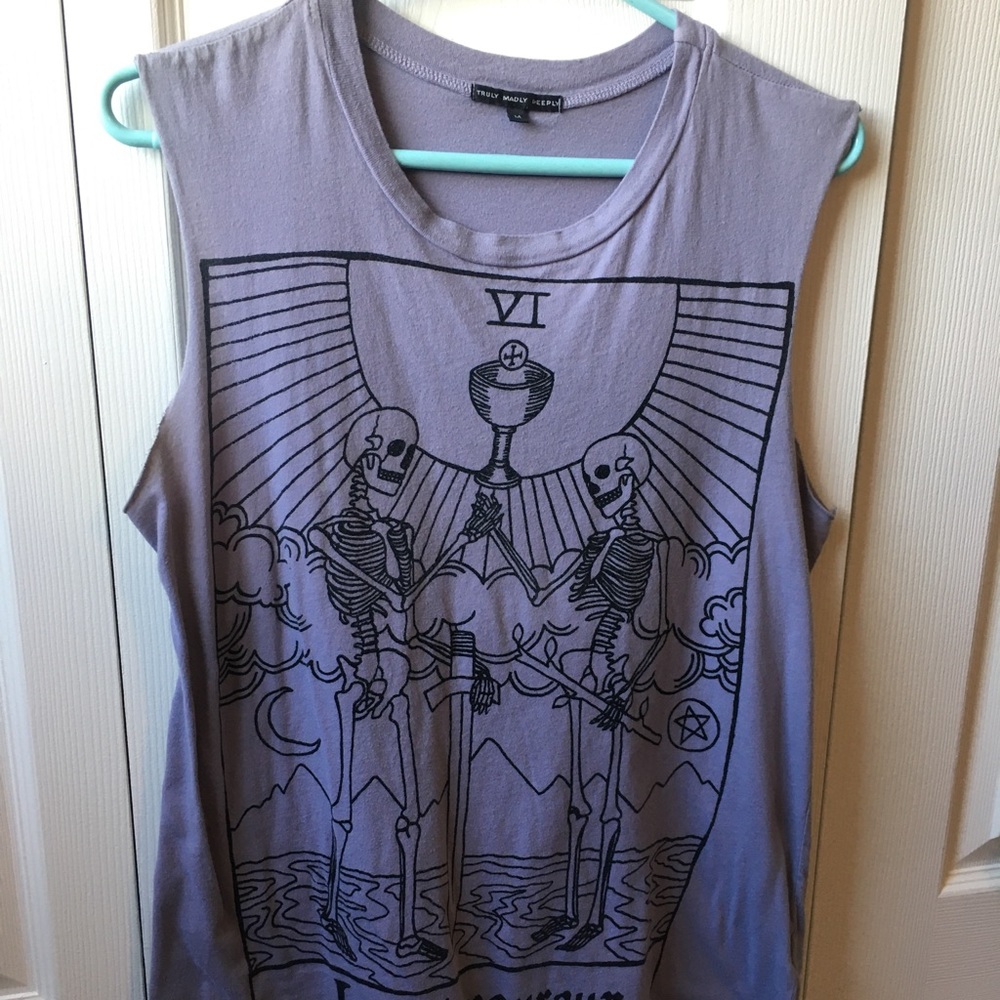 UO Truly Madly Deeply Muscle Tank